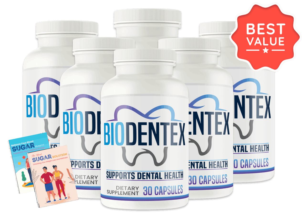 Biodentex Natural ingredients supplement support healthy dental health
